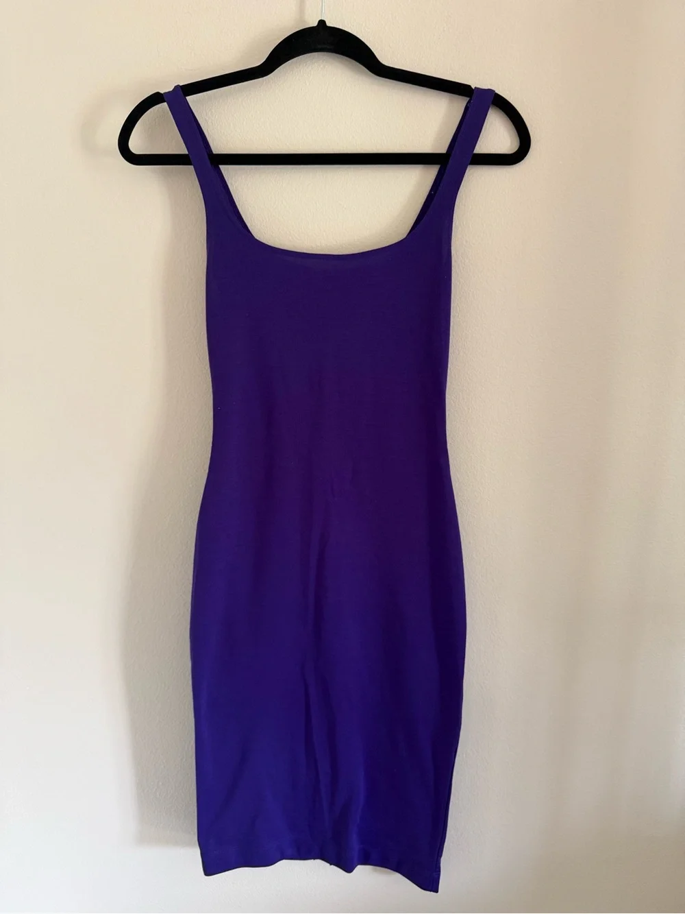 Zara Purple Midi Bodycon Dress. - Picture 2 of 5